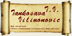 Tankosava Vilimonović vizit kartica